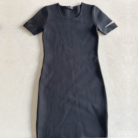 Alexander Wang Slit Sleeve Knit Dress ASO Isabelle Lightwood - Picture 3 of 9